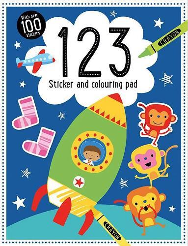 123 Sticker and Colouring Pad