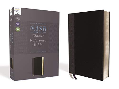 NASB, Classic Reference Bible (Black, Leathersoft)