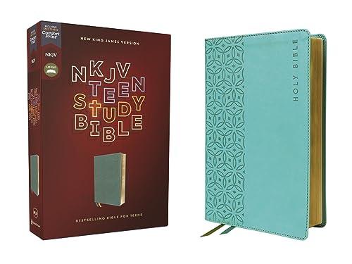 NKJV Teen Study Bible (Teal Leathersoft)