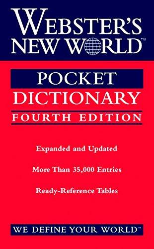 Webster's New World Pocket Dictionary (Fourth Edition)