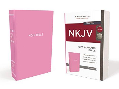 NKJV Gift & Award Bible (0614PK, Pink Leatherflex)