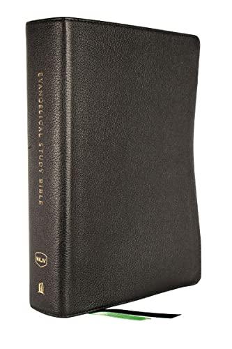 NKJV, Evangelical Study Bible: Christ-Centered, Faith-Building, Mission-Focused (Thumb Indexed, 6536BKI - Black Genuine Leather