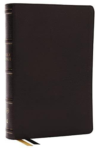 KJV, Center-Column Reference Bible (#8746BK - Black Genuine Leather)