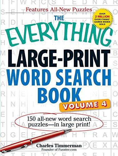 Large-Print Word Search Book, Volume 4 (The Everything)
