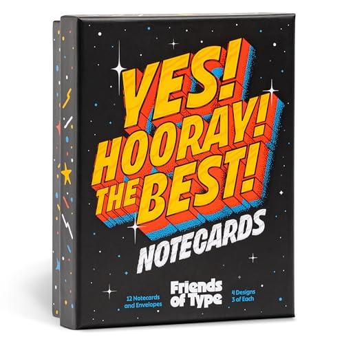 Yes! Hooray! The Best! A Notecards