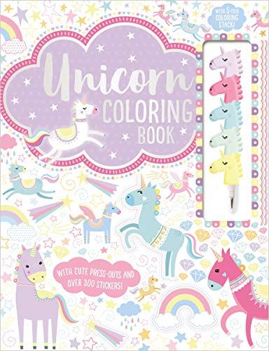 Unicorn Coloring Book (with Stacking Crayon)