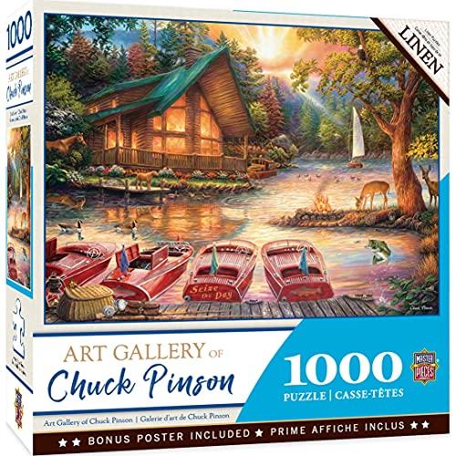 Seize the Day: Art Gallery of Chuck Pingon 1000 Piece Jigsaw Puzzle (MasterPieces)