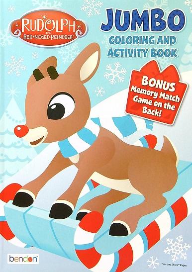Rudolph the Red-Nosed Reindeer Jumbo Coloring and Activity Book