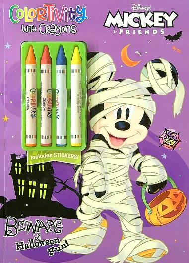 Beware of Halloween Fun! Colortivity (Disney Mickey & Friends)