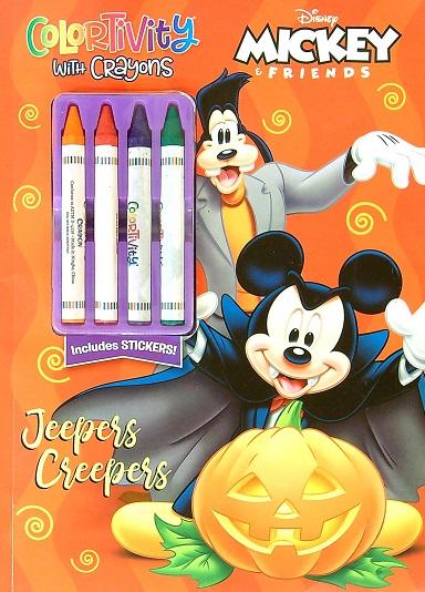 Jeepers Creepers (Disney Mickey & Friends, Colortivity with Crayons)