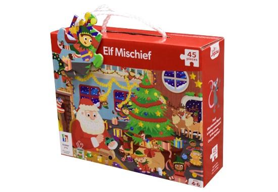 Elf Mischief 45 Piece Jigsaw Puzzle (Junior Jigsaw)