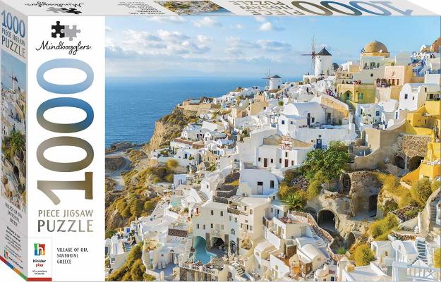 Santorini, Greece 1000 Piece Jigsaw Puzzle (Mindbogglers)