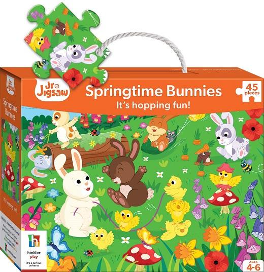Springtime Bunnies 45 Piece Jigsaw Puzzle (Junior Jigsaw)