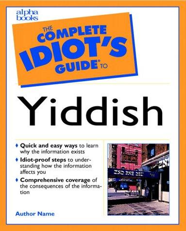 Learning Yiddish (The Complete Idiot's Guide)