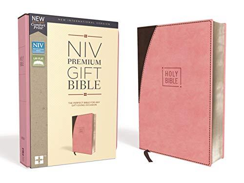 NIV Premium Gift Bible (Pink/Chocolate Leathersoft)