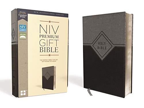 NIV Premium Gift Bible (Black/Grey Leathersoft)