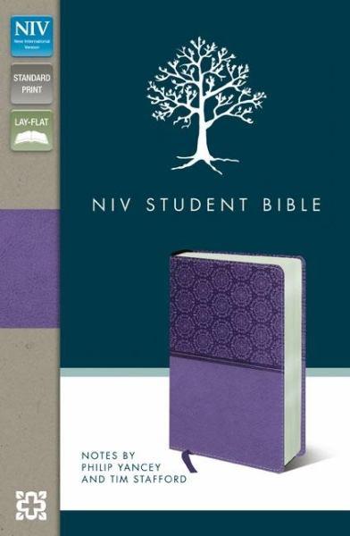 NIV Student Bible (NIV, Lavender Italian Duo-Tone, Silver-Gilded Pages)