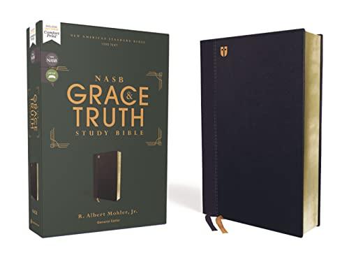 NASB, The Grace and Truth Study Bible (Navy Leathersoft)