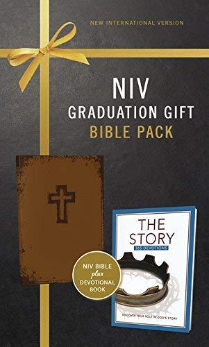 NIV Graduation Gift Bible Pack for Him (Brown Leathersoft)
