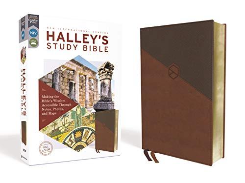 NIV, Halley's Study Bible (Brown Leathersoft)