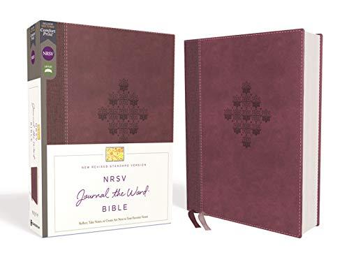 NRSV Journal the Word Bible (Burgundy Leathersoft)