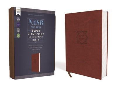 NASB, Super Giant Print Reference Bible (Brown, Leathersoft)