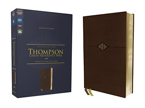 NIV, Thompson Chain-Reference Bible (Brown Leathersoft, Revised and Updated)