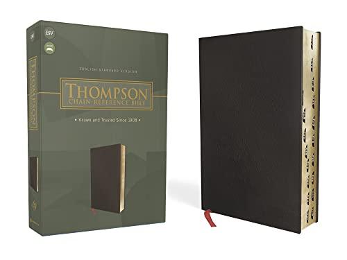 ESV, Thompson Chain-Reference Bible (Thumb Indexed, Black Bonded Leather)