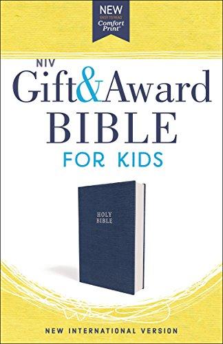 NIV Gift & Award Bible for Kids (Blue Flexcover)