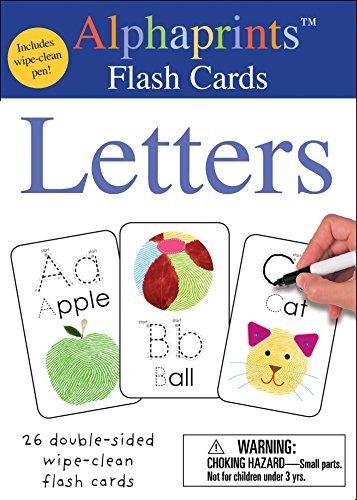 Letters (Alphaprints Wipe Clean Flash Cards)