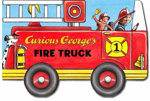 Curious George's Fire Truck (Shaped Board Books)