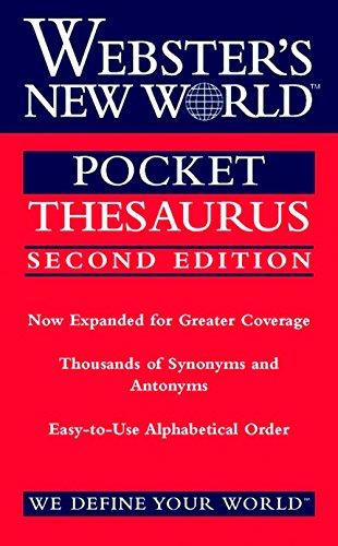 Webster's New World Pocket Thesaurus (2nd Edition)
