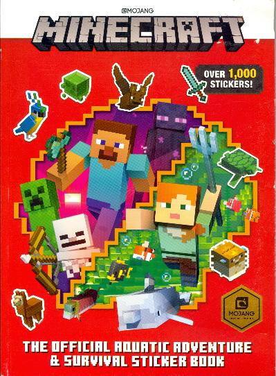The Official Aquatic Adventure and Survival Sticker Book (Minecraft)