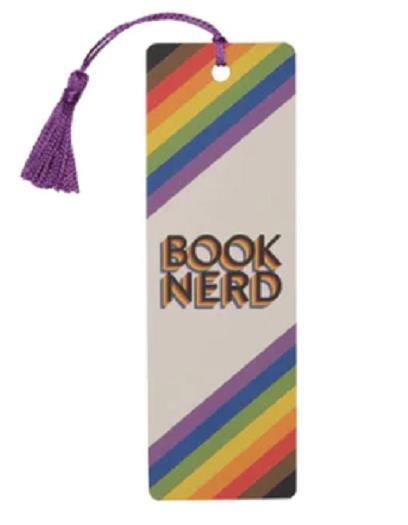 Book Nerd Bookmark (Rainbow)