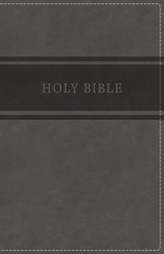 KJV Deluxe Gift Bible (Gray Leathersoft)