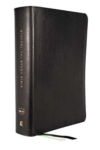 NKJV, Evangelical Study Bible: Christ-Centered, Faith-Building, Mission-Focused (#6535BK - Black Bonded Leather)