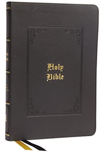 KJV, Large Print Thinline Bible (8673BK - Black, Leathersoft)