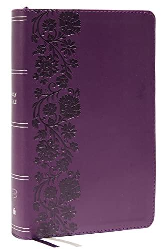 KJV, Personal Size Large Print Single-Column Reference Bible (#8653PUR - Purple Leathersoft)