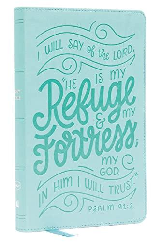 NKJV, Thinline Youth Edition Bible, Verse Art Cover Collection (#8933T - Turquoise Leathersoft)