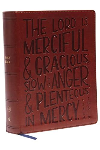 KJV, Journal Reference Edition Bible, Verse Art Cover Collection (#8283BRN - Brown Leathersoft)