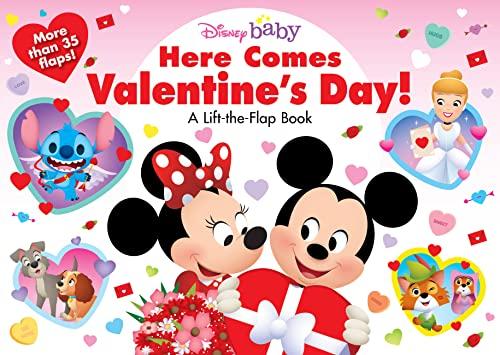 Here Comes Valentine's Day!: A Lift-the-Flap Book (Disney Baby)