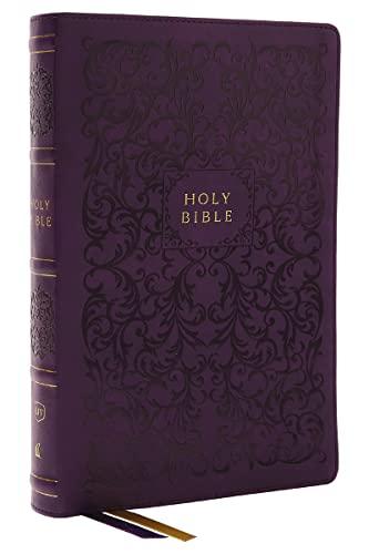 KJV Center-Column Reference Bible (8743PURI, Purple Leathersoft, Thumb Index)