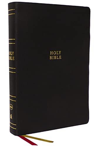 NKJV, Super Giant Print Reference Bible (#2856BK - Black Genuine Leather)