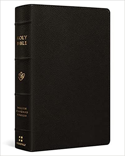 ESV, Large Print Personal Size Bible (Buffalo Leather, Deep Brown)