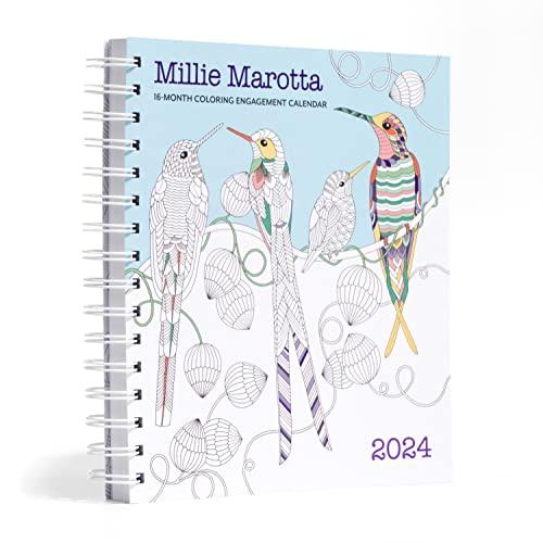 Millie Marotta 2024 16-Month Coloring Engagement Calendar
