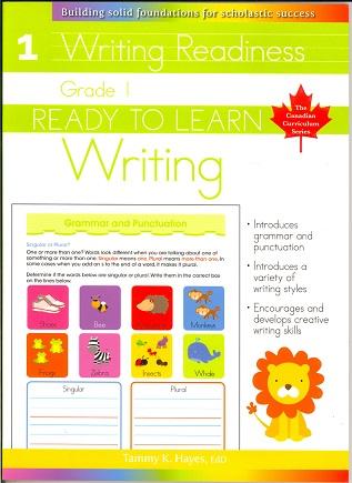 Grade 1 Writing (Ready to Learn, Canadian Curriculum Series)