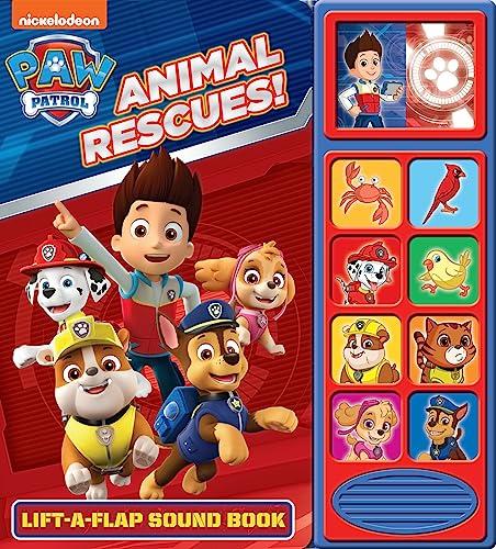Animal Rescues! Lift-a-Flap Sound Book (Paw Patrol)