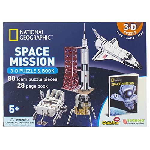 Space Mission: 3-D Puzzle & Book (National Geographic)