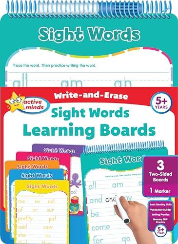 Write-and-Erase Sight Words Learning Boards (Active Minds)