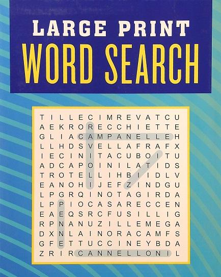 Word Search (Large Print)